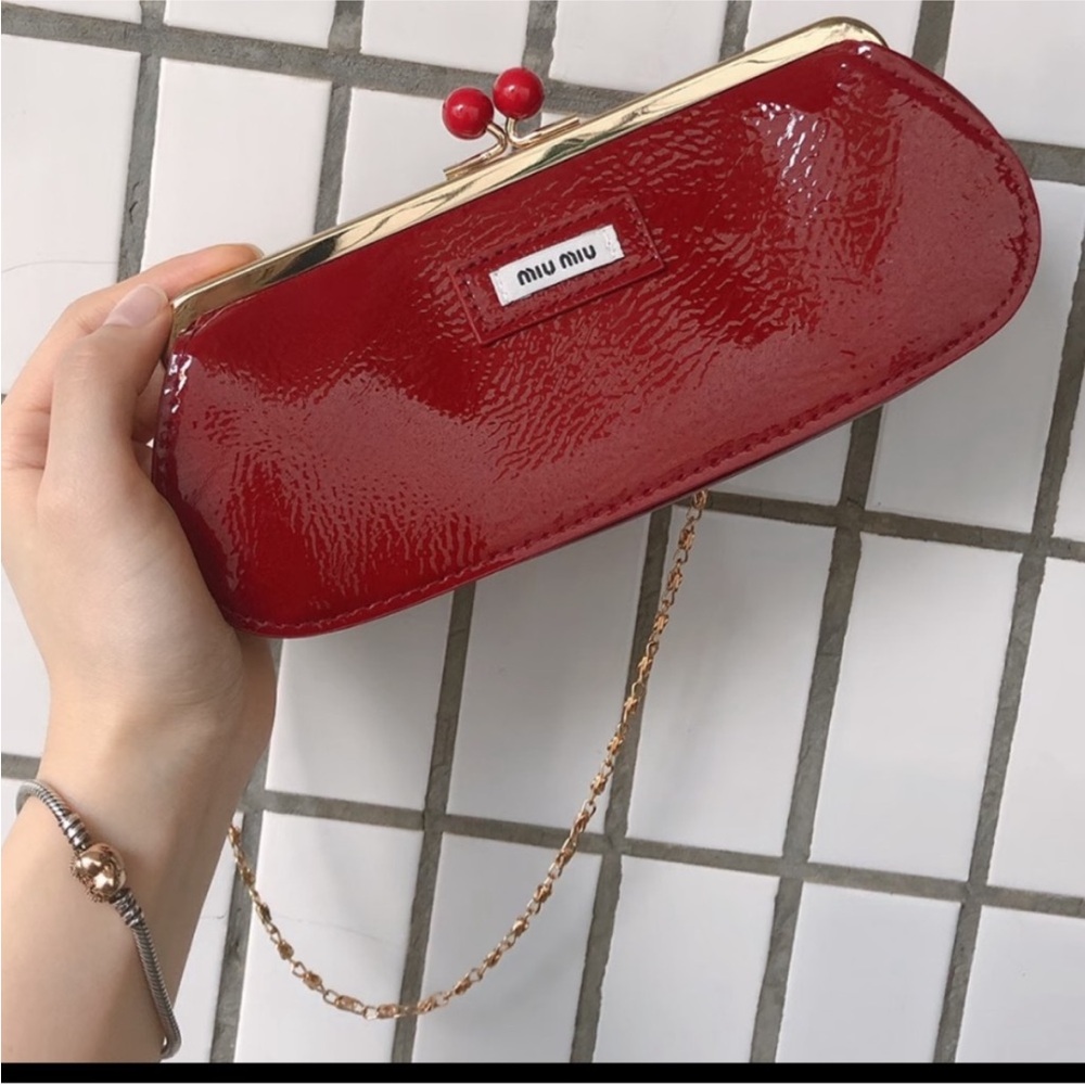 Miu Miu Gift  Red  Clutch - Picture 4 of 5